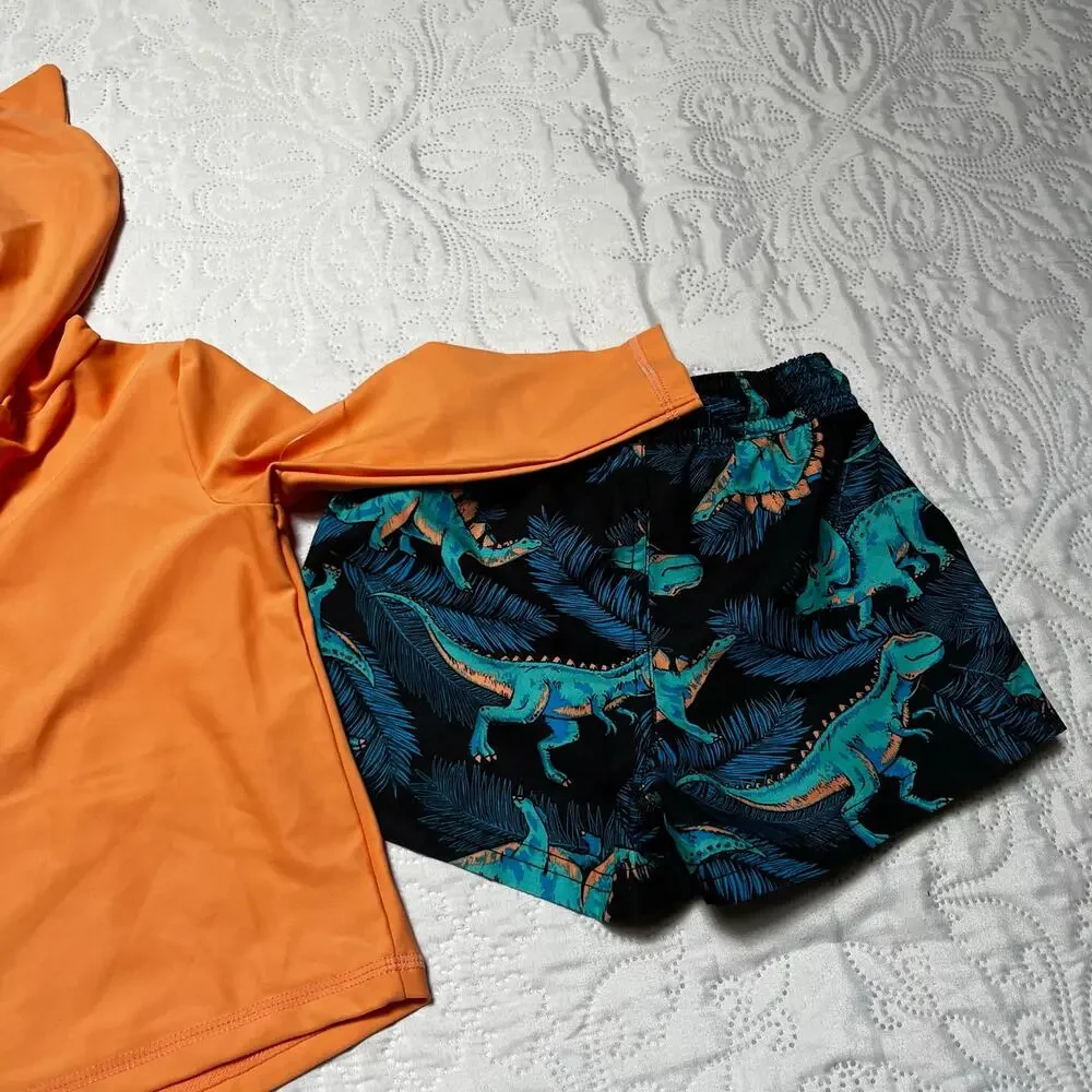NWT Carter’s Dinosaur Rash Guard Swim Suit Size 18m
